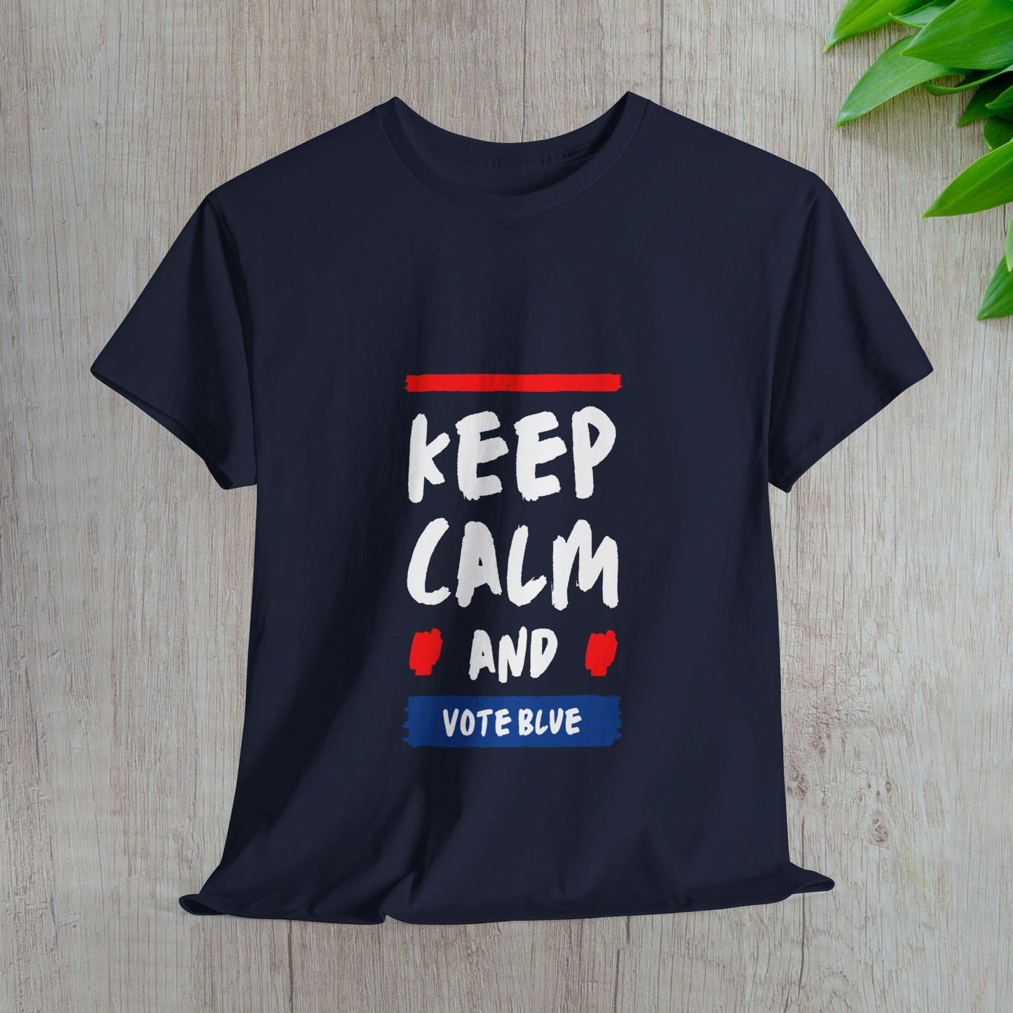 Keep Calm and Vote Blue Shirt- Save Democracy Tee- Democrat Presidential Election T-Shirt