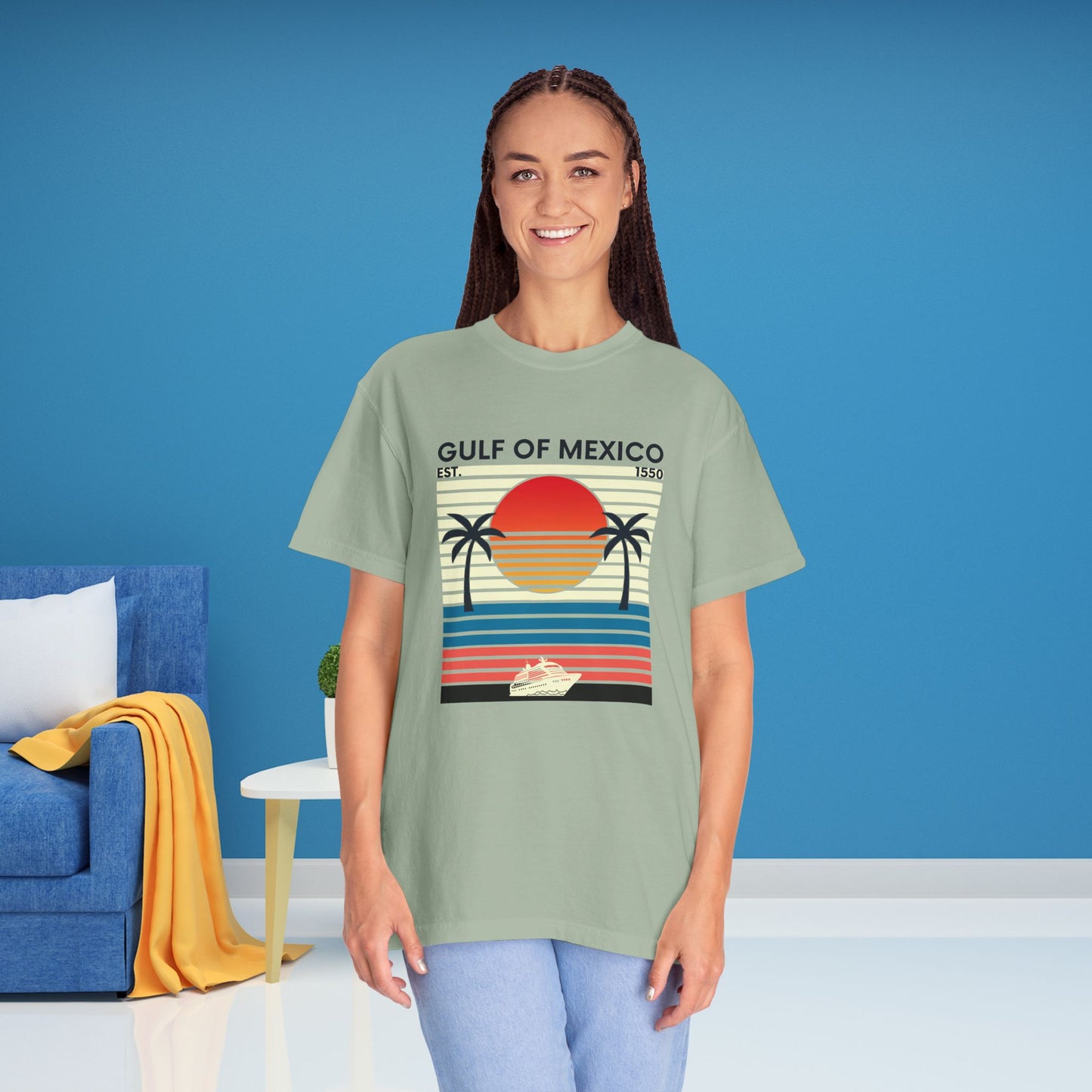 Gulf of Mexico Tee Sunset Resist T-Shirt Social Justice Shirt Comfort Colors Resistance Tee Anti Trump Protest Tshirt Democrat Apparel
