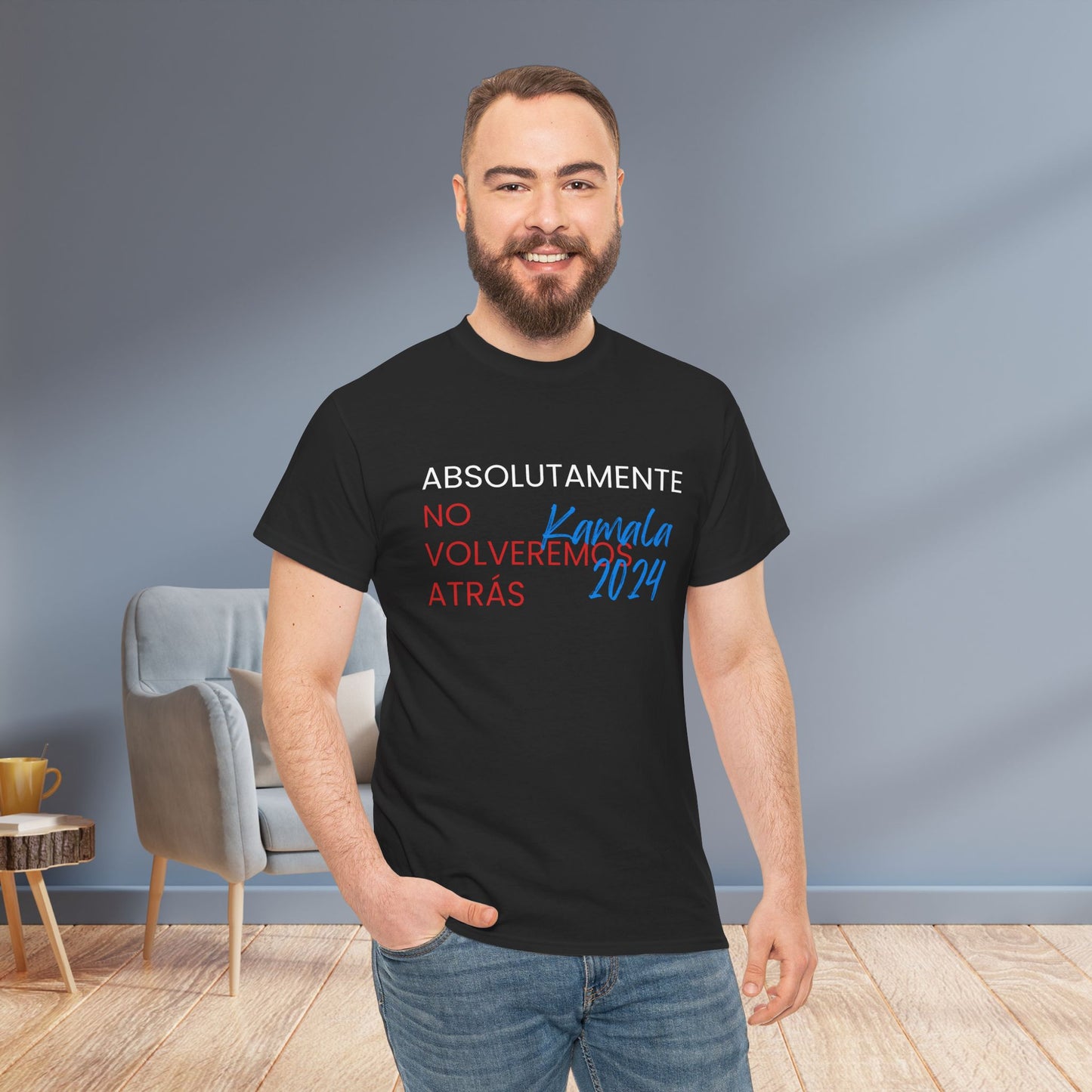 Absolutamente No Volveremos Atrás Shirt- We're Not Going Back en Español Save Democracy Tee-  Democrat Presidential Election T-Shirt