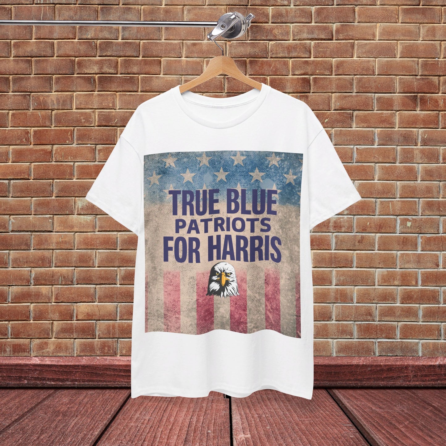 True Blue Patriots for Harris Shirt- Save Democracy Tee- Democrat Presidential Election T-Shirt