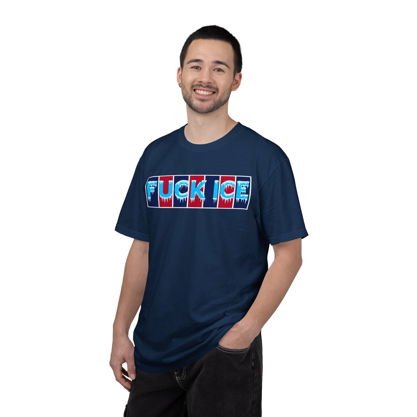 F*ck Ice Tee Protest Shirt Foxtrot Delta Tango F*ck Donald Trump Anti-Fascism Abolish Icestapo Comfort Colors Ring-Spun Cotton Tshirt