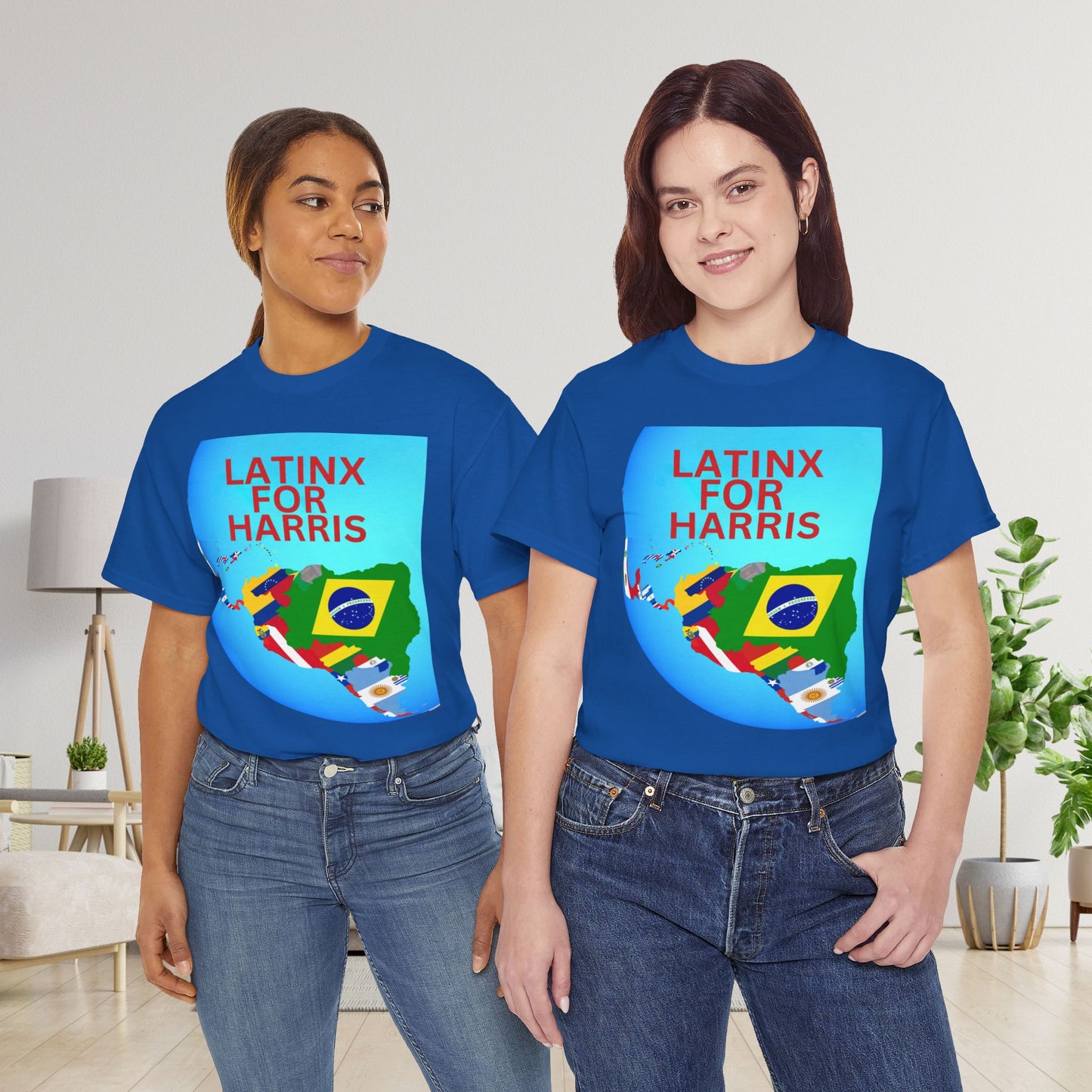 Latinx For Harris Shirt - Harris/Walz 2024 T-Shirt -  Democrat Presidential Election Tee