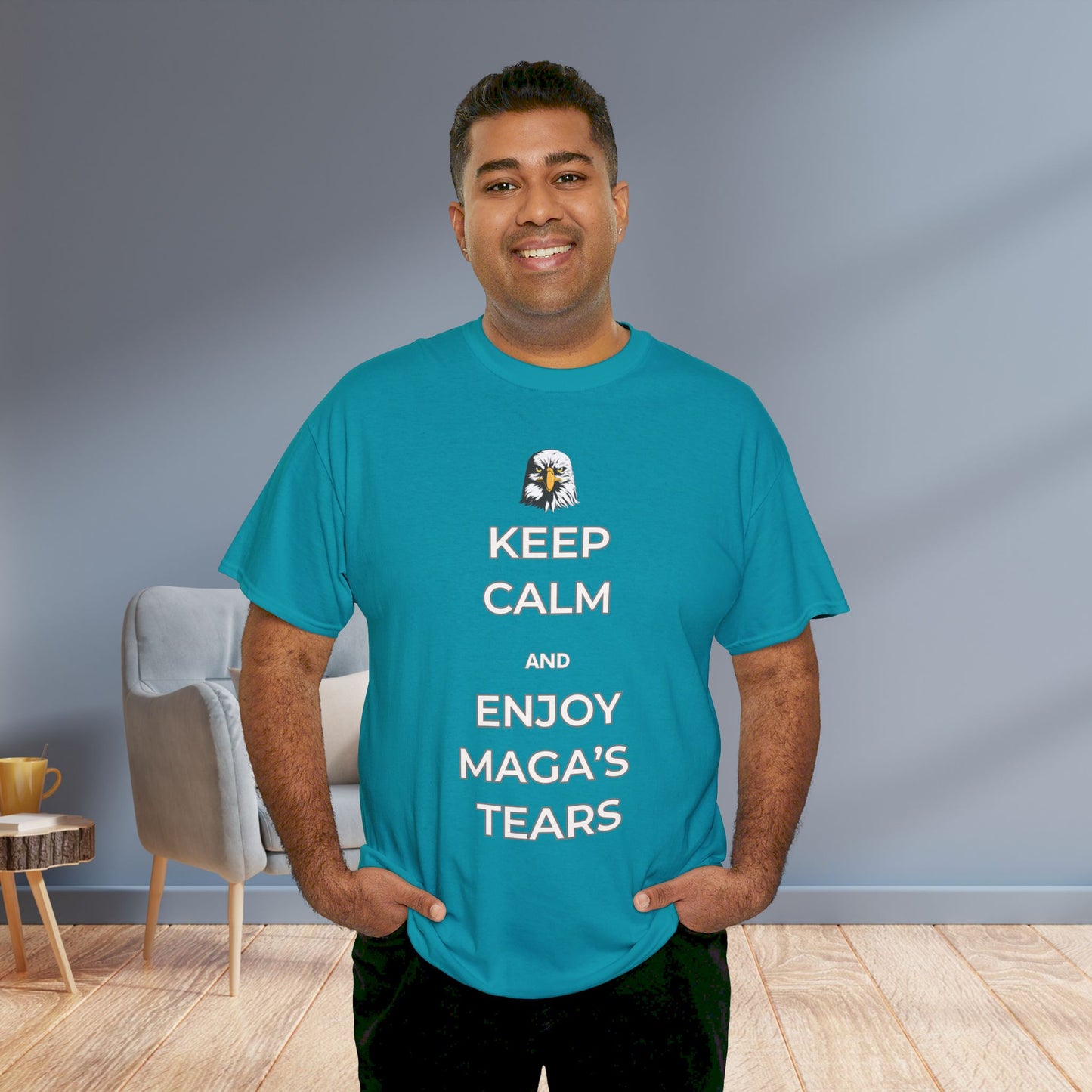 Keep Calm and Enjoy MAGA's Tears Shirt- Harris Walz Tee-  Democrat Presidential Election T-Shirt