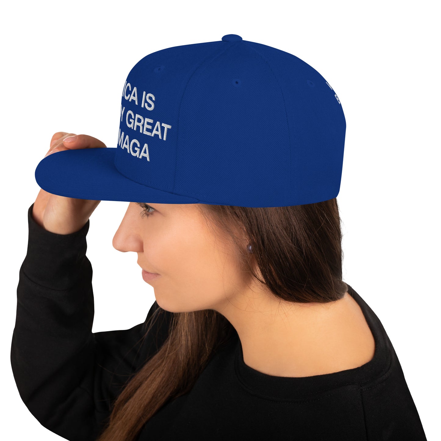 "Stop MAGA! America is Already Great" Snapback Hat